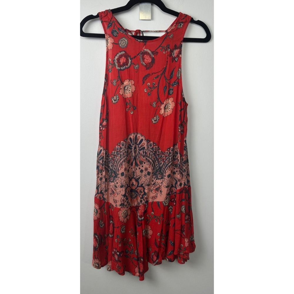 Intimately Free People Dobby Dot Dress Size S Rayon Lightweight Sleeveless A39 - Picture 2 of 9